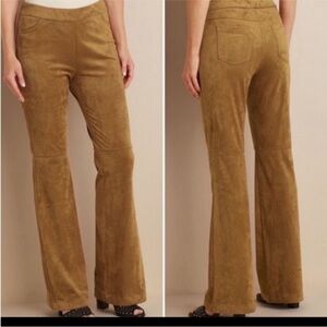 Soft Surroundings Faux Suede Bootcut Leg Pants XLP